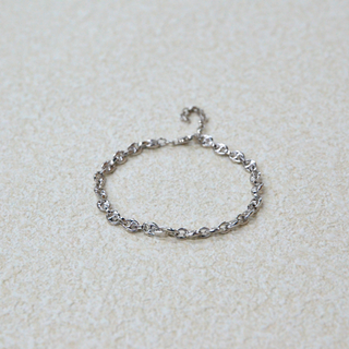 925 Italian Silver Bracelet 4M Cross-shaped Pig-Nose Pattern Bracelet 15+3CM